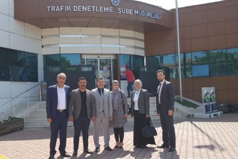 Trafik Şube Müdürlüğünü Ziyaretimiz Erşan Müdür